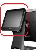 SEGUNDA LCD 10"  APEXA-G NEGRO