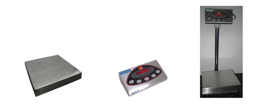 PLATAFORMA 1 CÉLULA PM-40 40X40 60KG +VISOR DXN-60