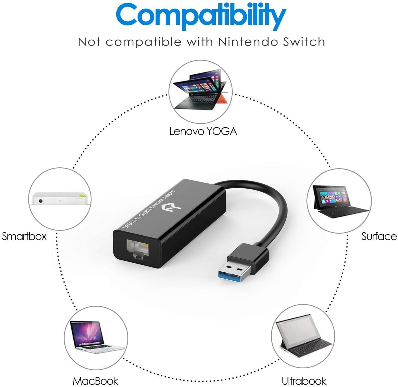 ADAPTADOR DE RED USB A RJ45