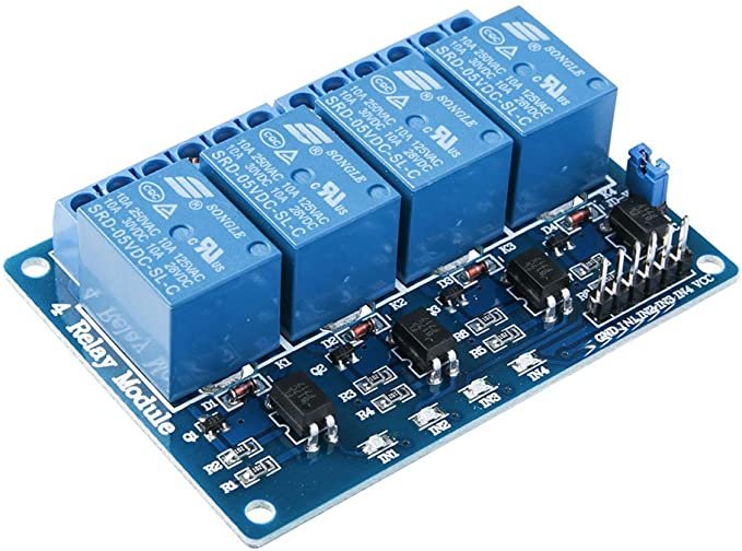 PLACA CINCO RELES ARDUINO